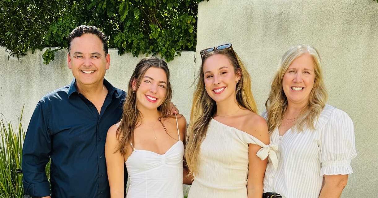 George Lorimer and family in San Diego
